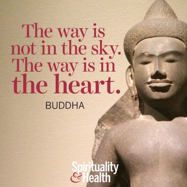 Buddha on locating the way