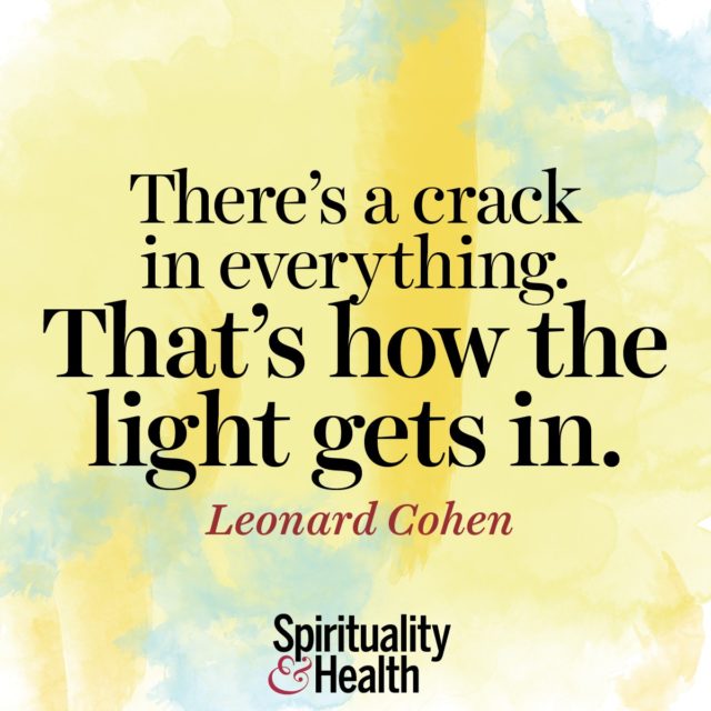 Leonard Cohen on the beauty and importance of flaws