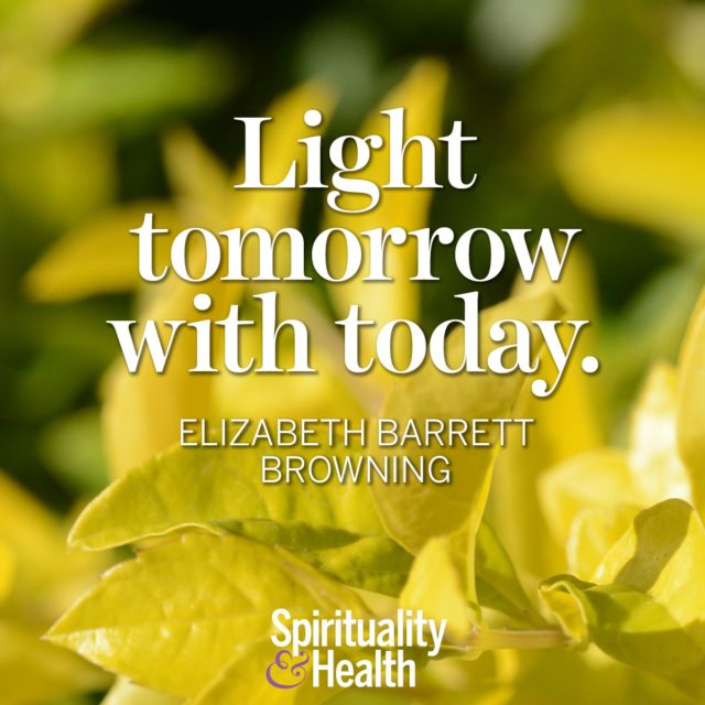 Elizabeth Barrett Browning on positivity&nbsp;