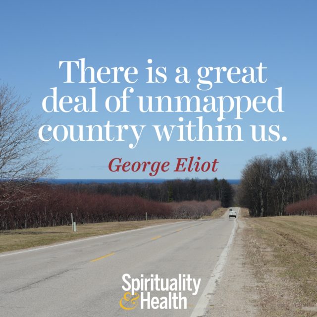 George Eliot on the landscape within