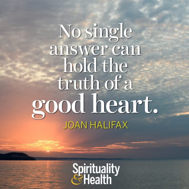 Joan Halifax on truth and integrity