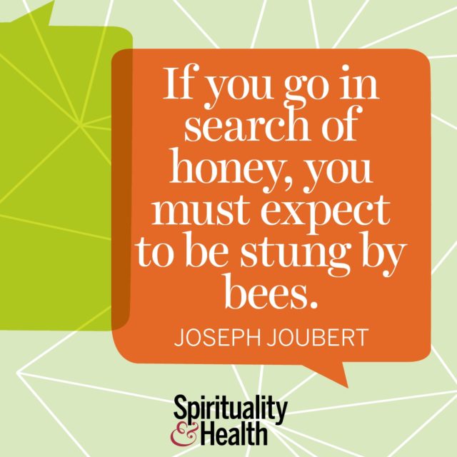 Joseph Joubert on the harsh reality of life