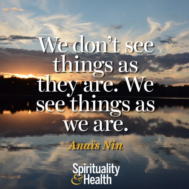 Anaïs Nin on perception