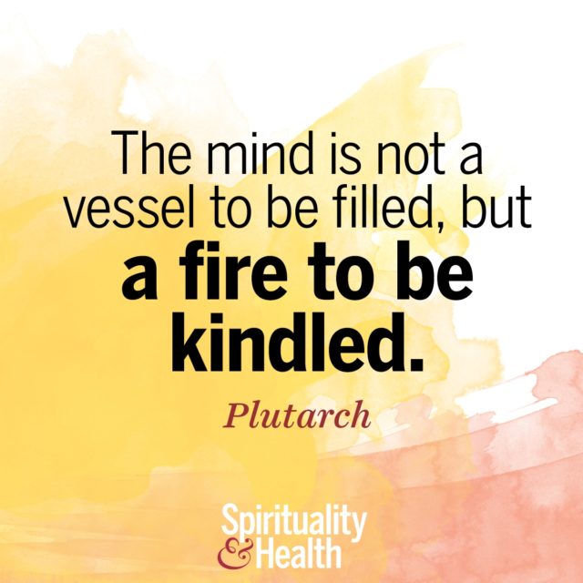 Plutarch on tending the fire within