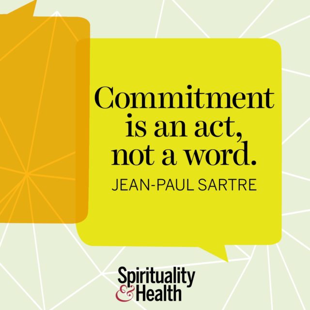 Jean-Paul Sartre on commitment