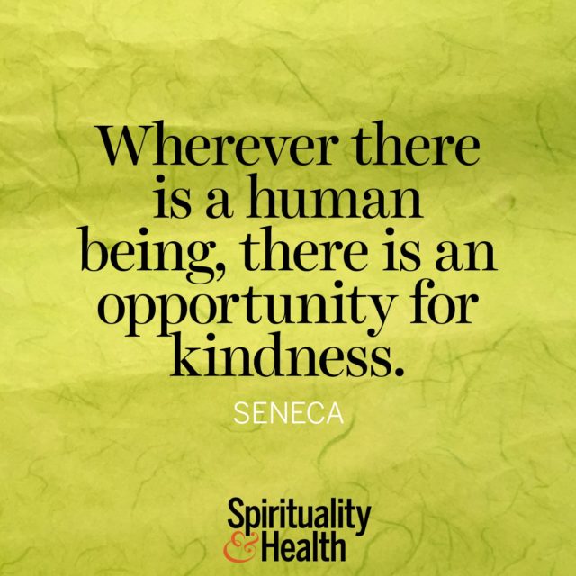 Seneca on being kind