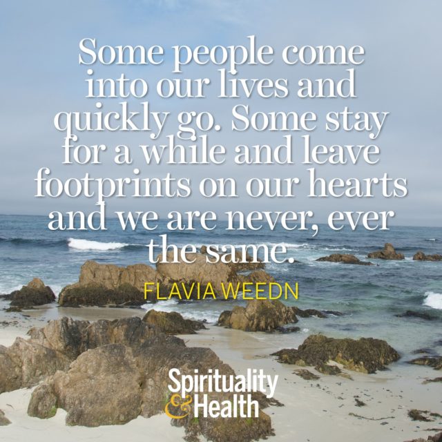 Flavia Weedn on Friendship and Memories