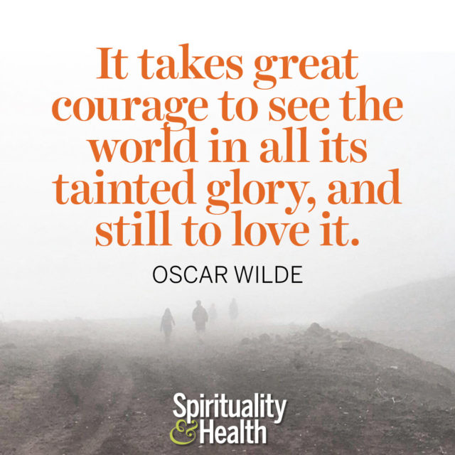 Oscar Wilde on loving this planet