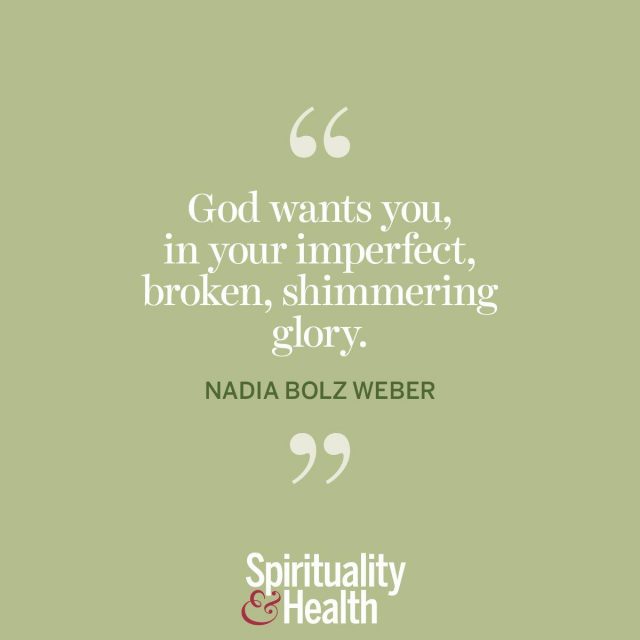 Nadia Bolz Weber on God and you.