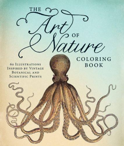 Art Of Nature Coloring Book Cover High Res