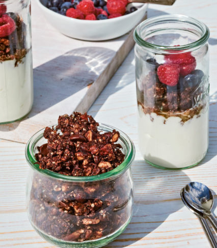 Double Chocolate Granola Parfait Cauliflower Power