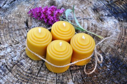 Pure Beeswax Votive Candles 1