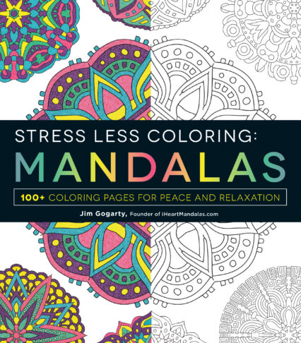 Stress Less Coloring Adams Media Mandala 0
