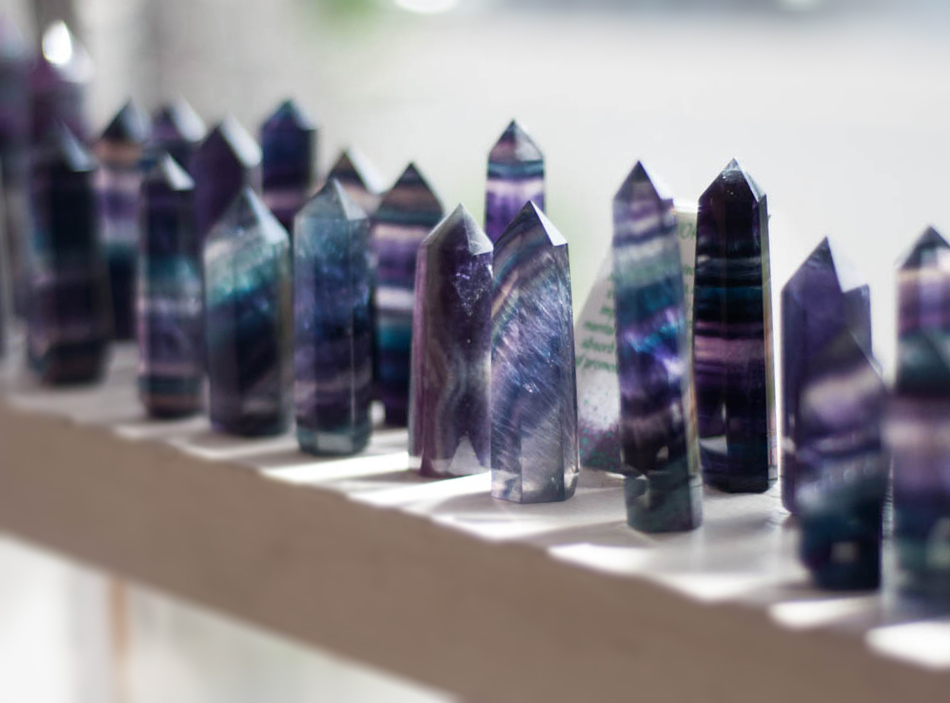 Fluorite towers