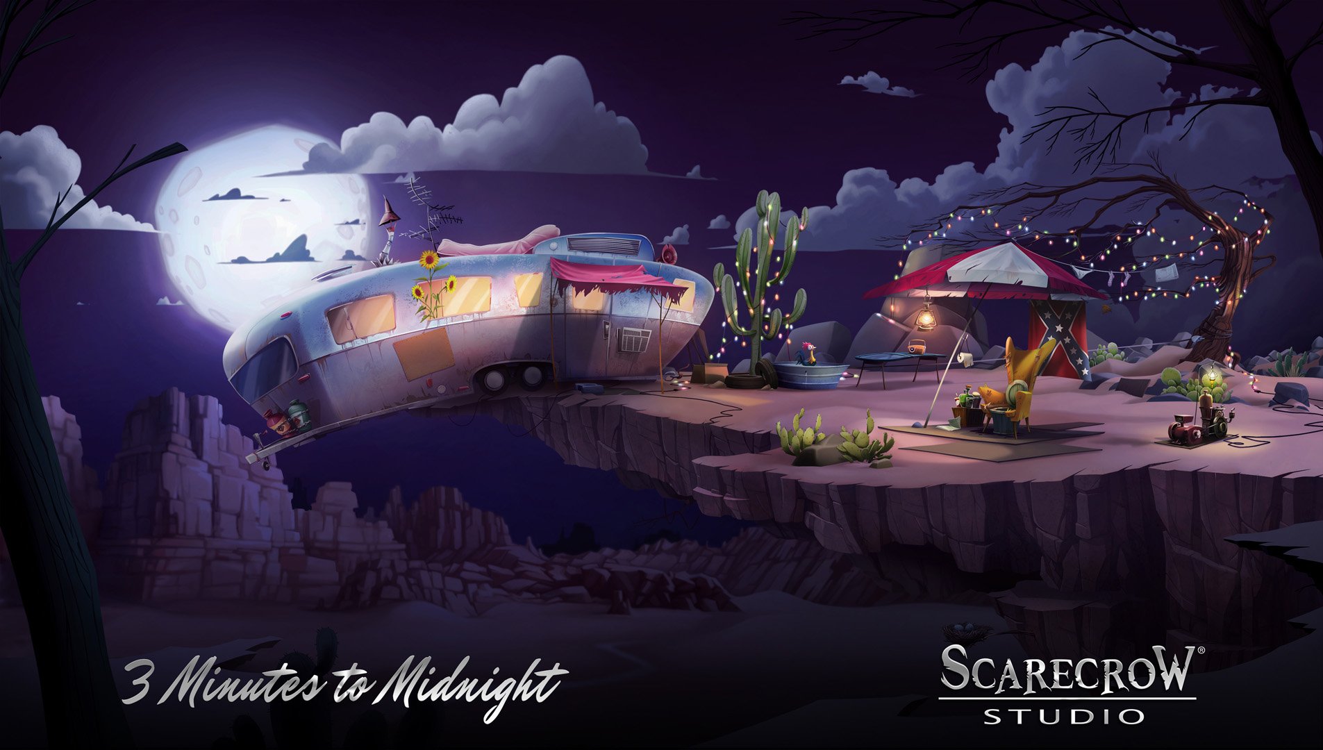 Indie Scarecrow Studio představuje point-and-click adventuru 3 Minutes to Midnight