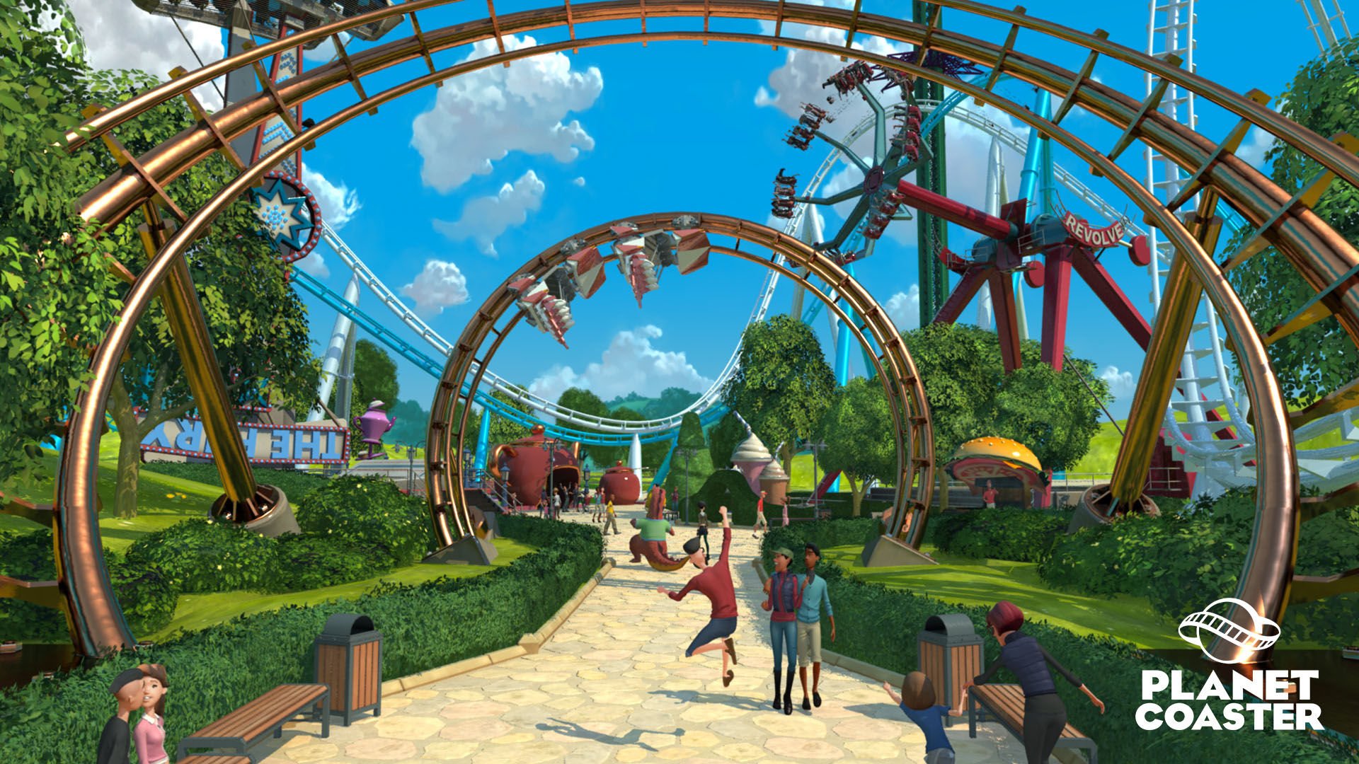 V připravované hře Planet Coaster budete stavět zábavní parky