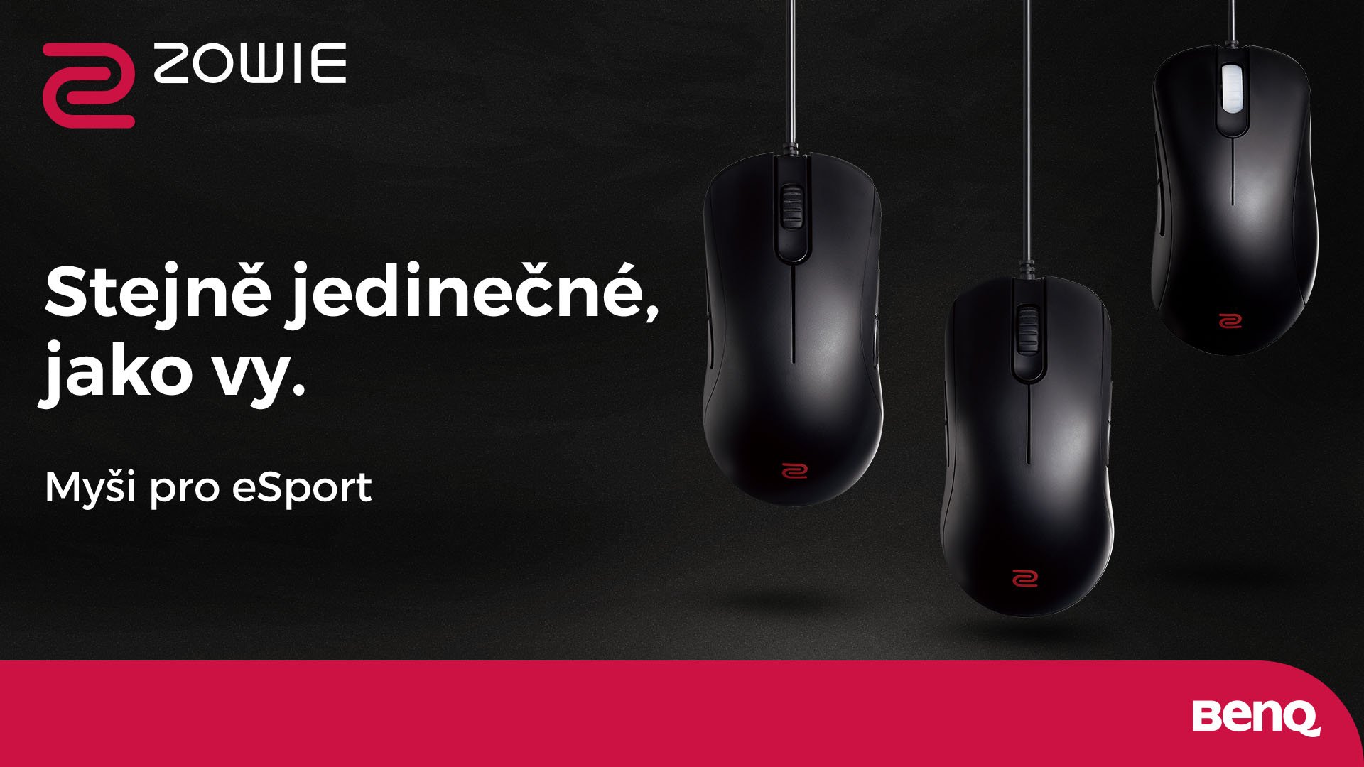 Ergonomické myši ZOWIE by BenQ pro eSport