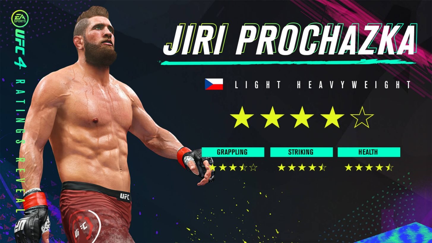 UFC 4 obohaceno o českého zápasníka Jiřího Procházku