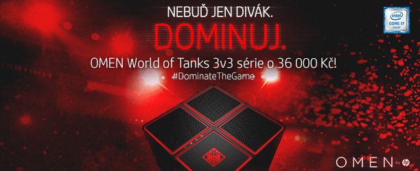 Zúčastni se OMEN World of Tanks turnaje a vyhraj 36 000 Kč