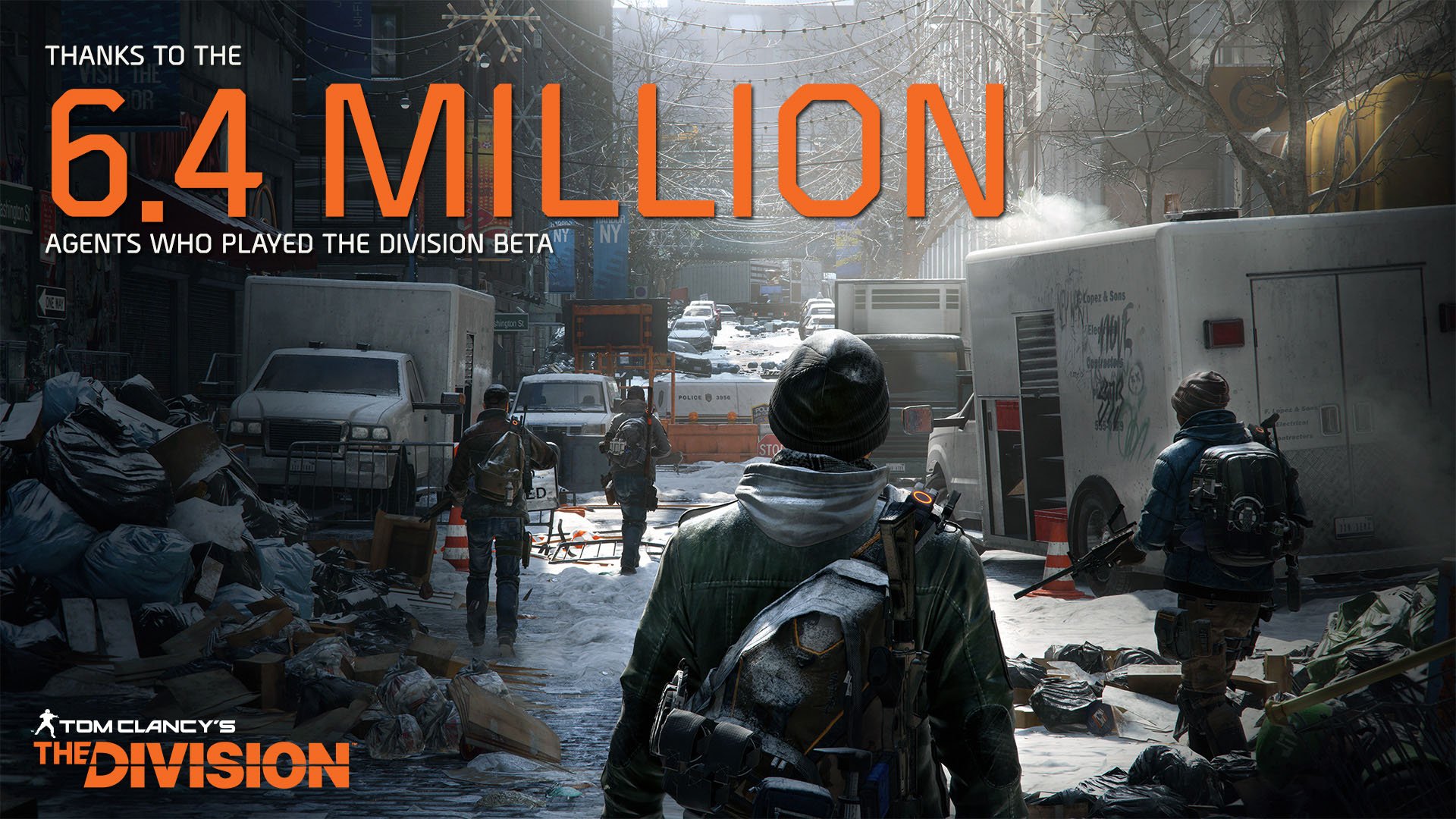 Betu The Division si zkusilo 6.4 miliónu lidí