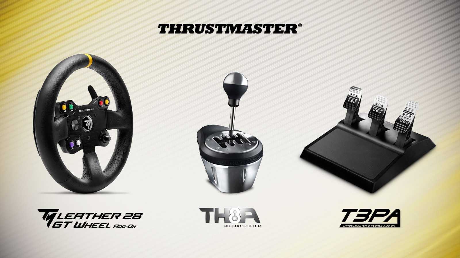 Staň se profesionálním jezdcem s produkty Thrustmaster