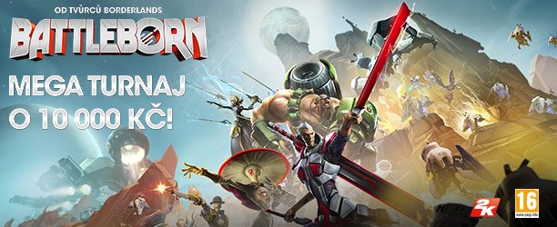 Zúčastni se turnaje ve hře Battleborn o 10 000Kč! A navíc 100Kč sleva pro každého!