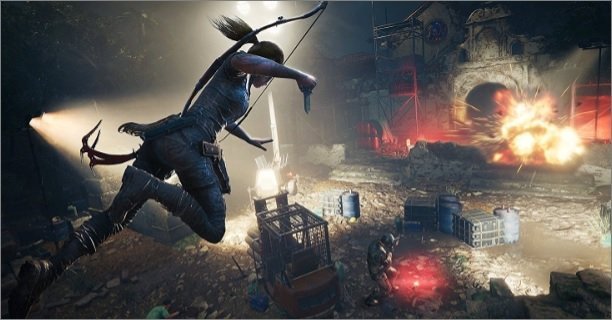 Lara se v Shadow of the Tomb Raider měla prosekávat džunglí a skákat padákem