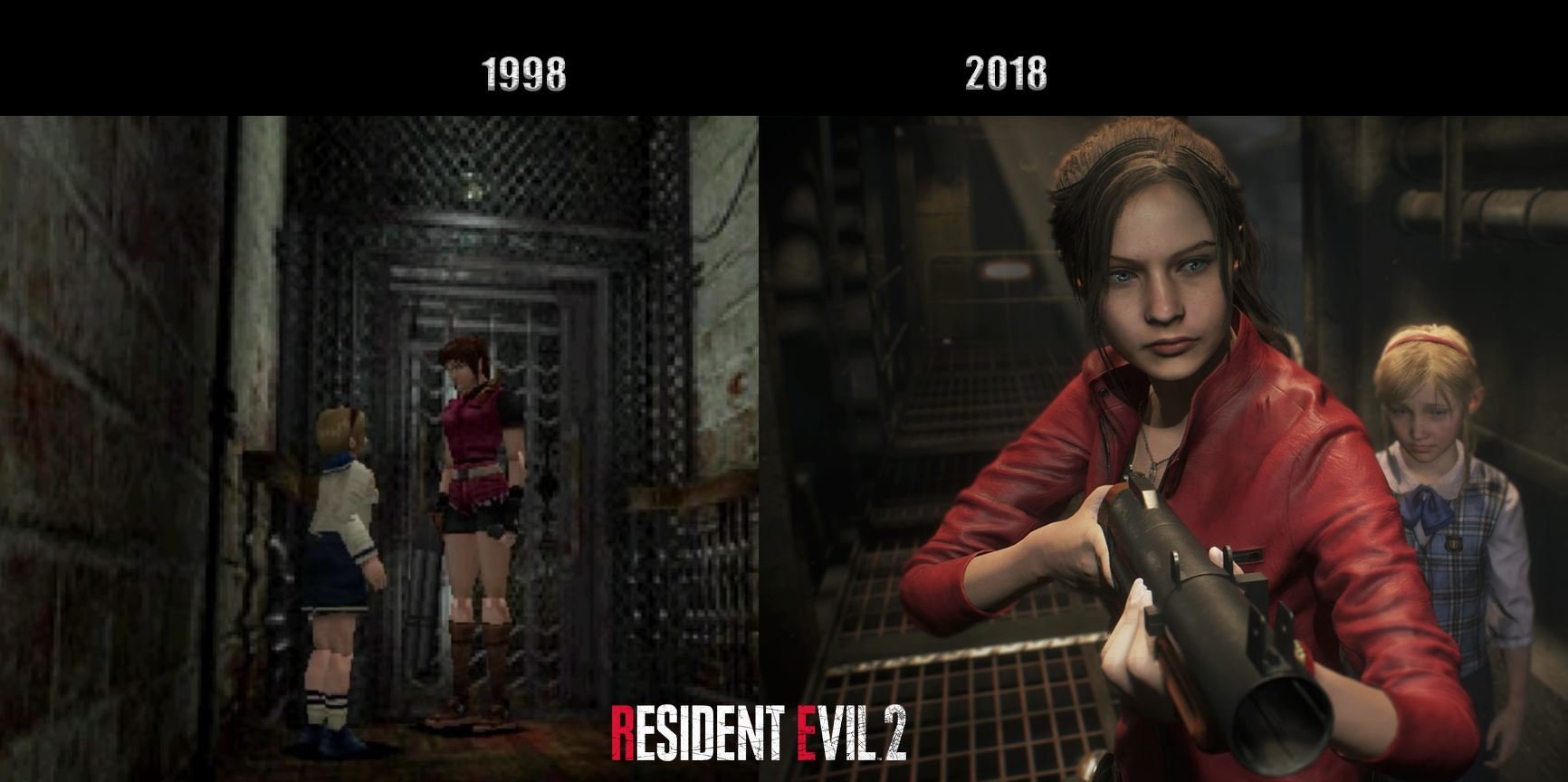 Remake vs. original Resident Evil 2