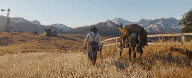 Vytípané obrázky z Red Dead Redemption 2