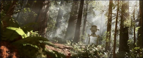 AT-ST na screenu ze Star Wars: Battlefront