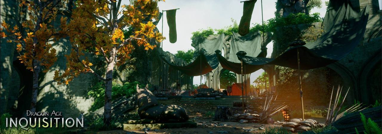 Další obrázky Dragon Age: Inquisition ukazují lesní část světa