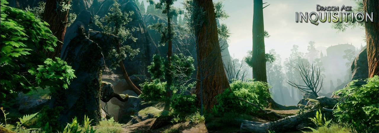 Další obrázky Dragon Age: Inquisition ukazují lesní část světa