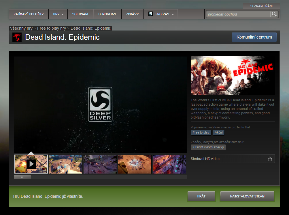 Vyšla Free-to-play hra Dead Island: Epidemic + video