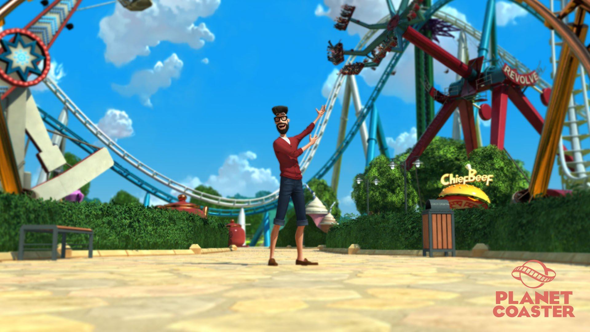 V připravované hře Planet Coaster budete stavět zábavní parky