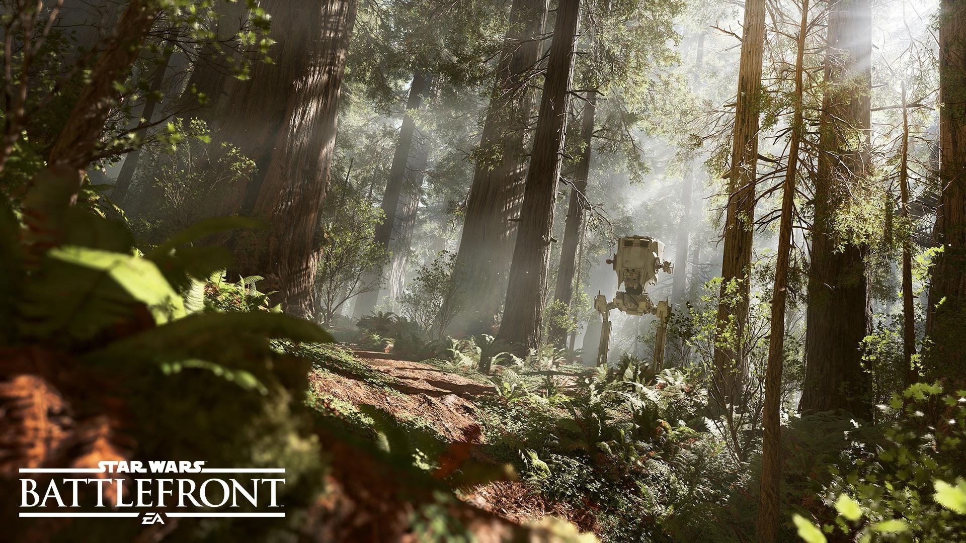 AT-ST na screenu ze Star Wars: Battlefront