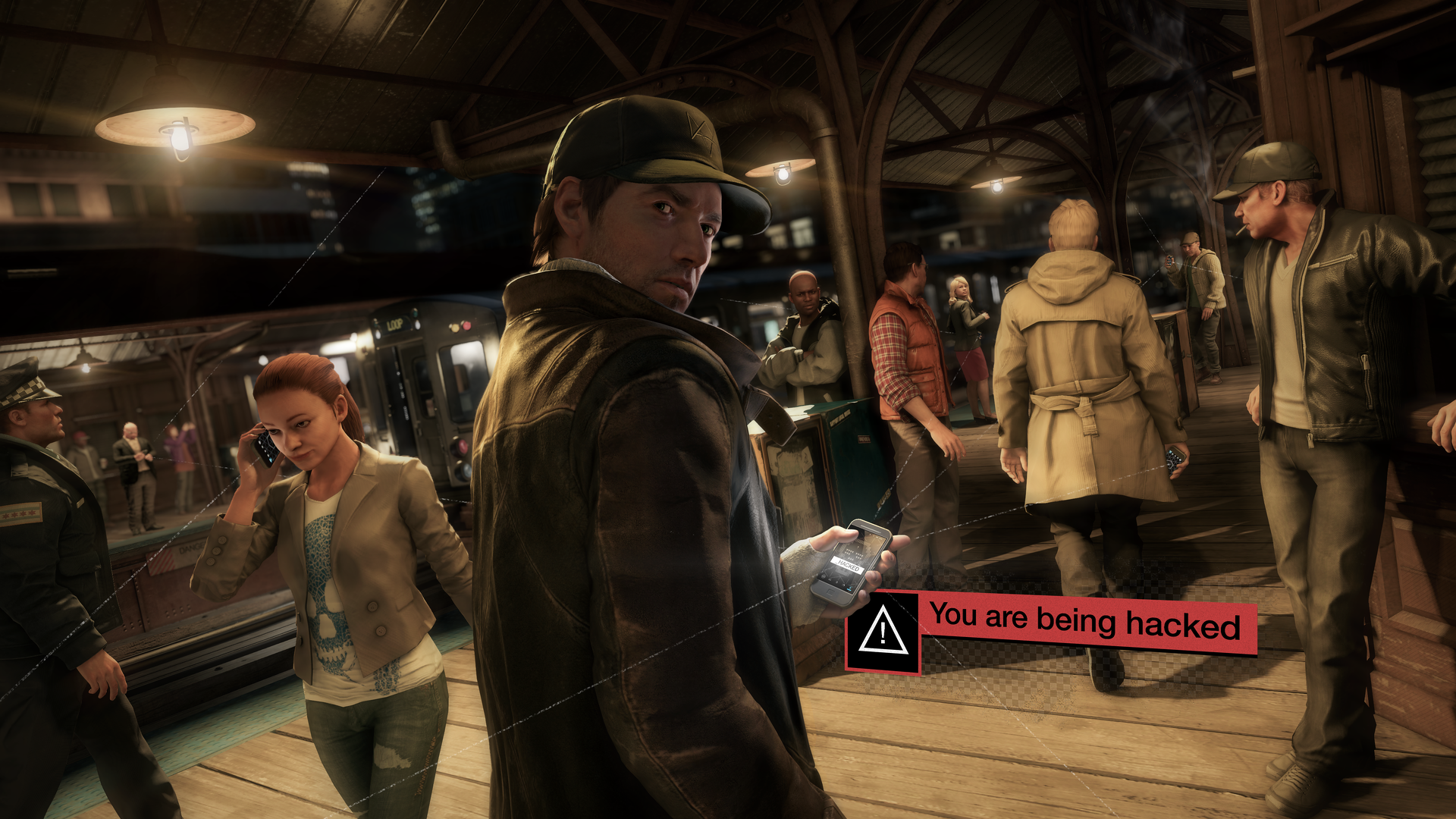 Mobilní menu ve Watch Dogs