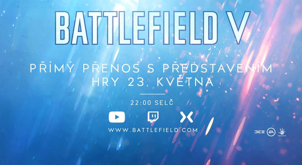 Oficiální datum a čas představení Battlefield V