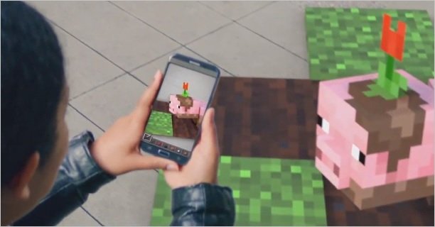 Microsoft teasuje Minecraft pro AR