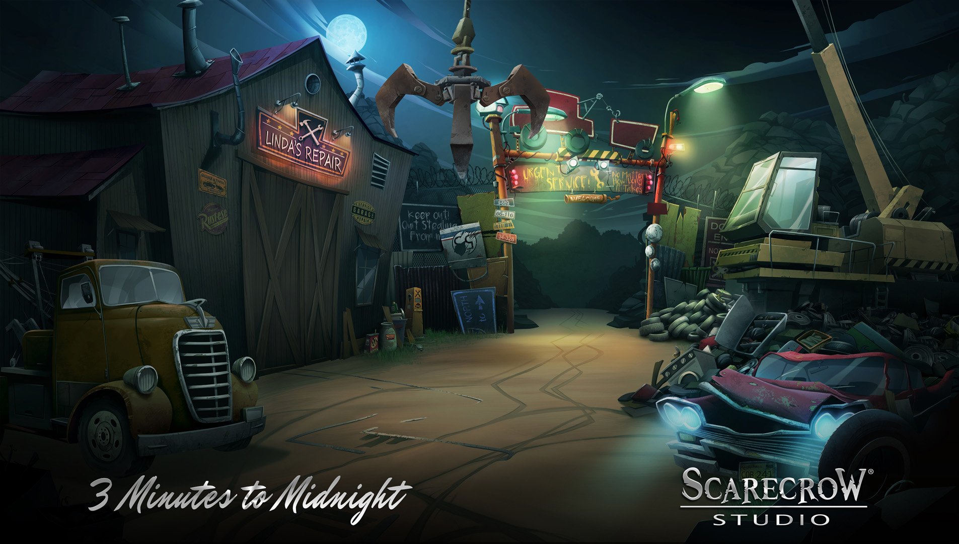 Indie Scarecrow Studio představuje point-and-click adventuru 3 Minutes to Midnight