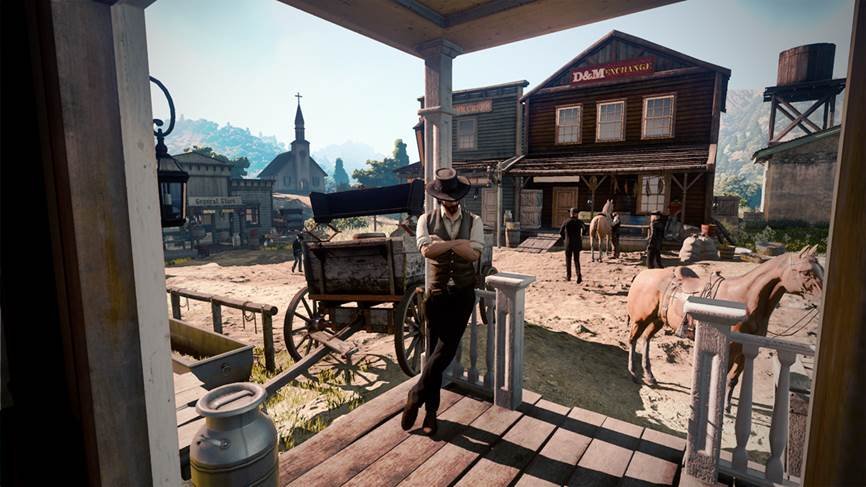 Unikl screenshot z Red Dead Redemption 2