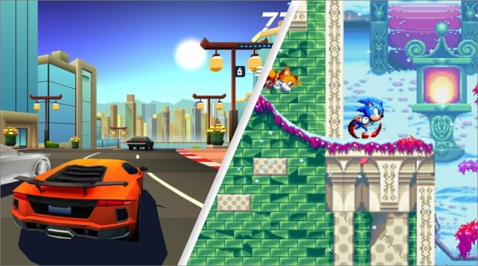 Aktivujte si zdarma hry Horizon Chase Turbo a Sonic Mania