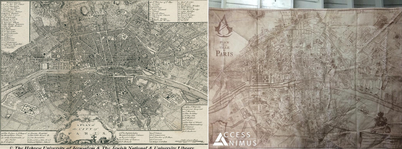 Tohle je mapa Assassin's Creed: Unity