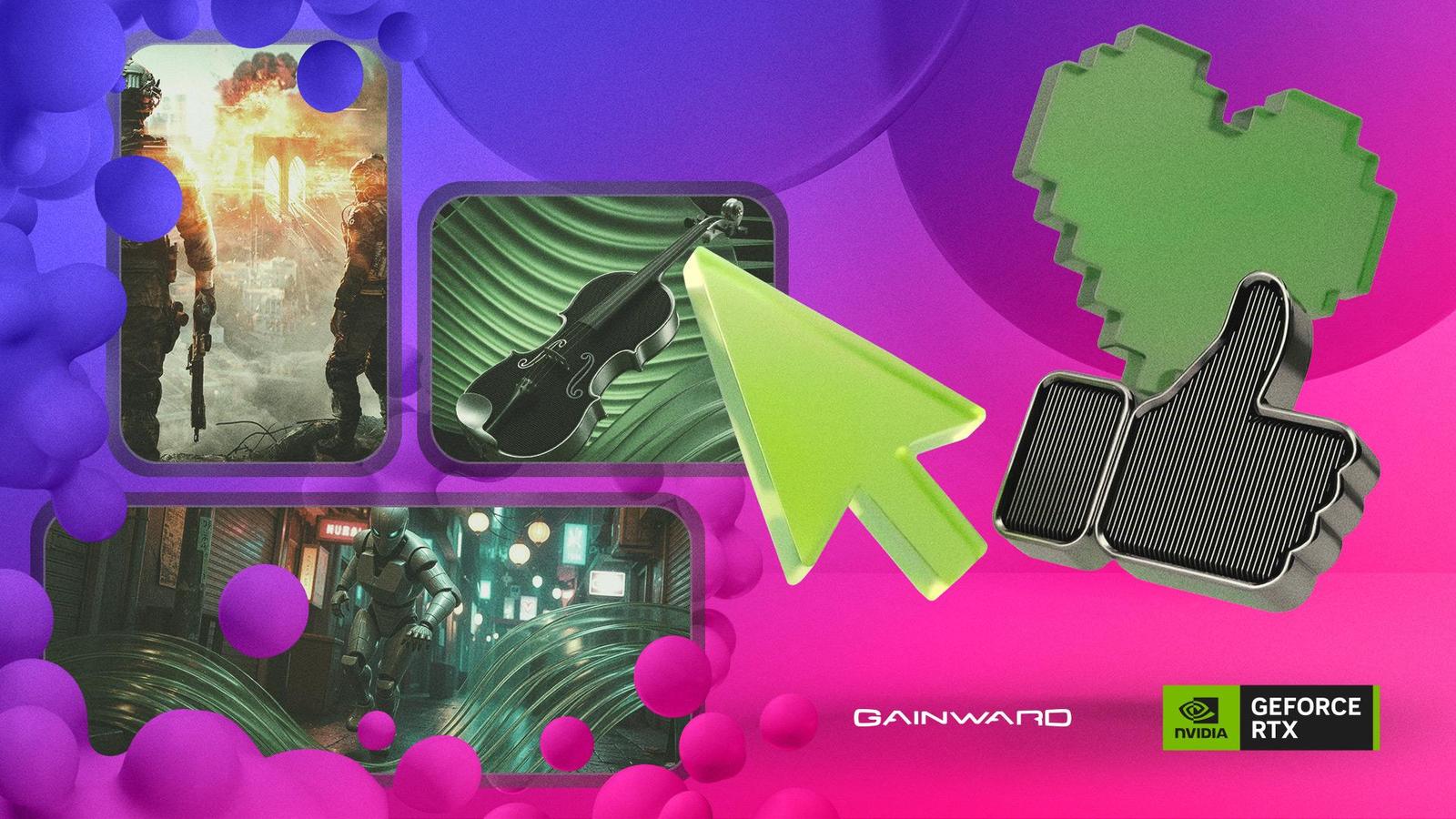 Vyberte nejlepší RTX hry a vyhrajte grafikou kartu NVIDIA GeForce RTX od Gainwardu