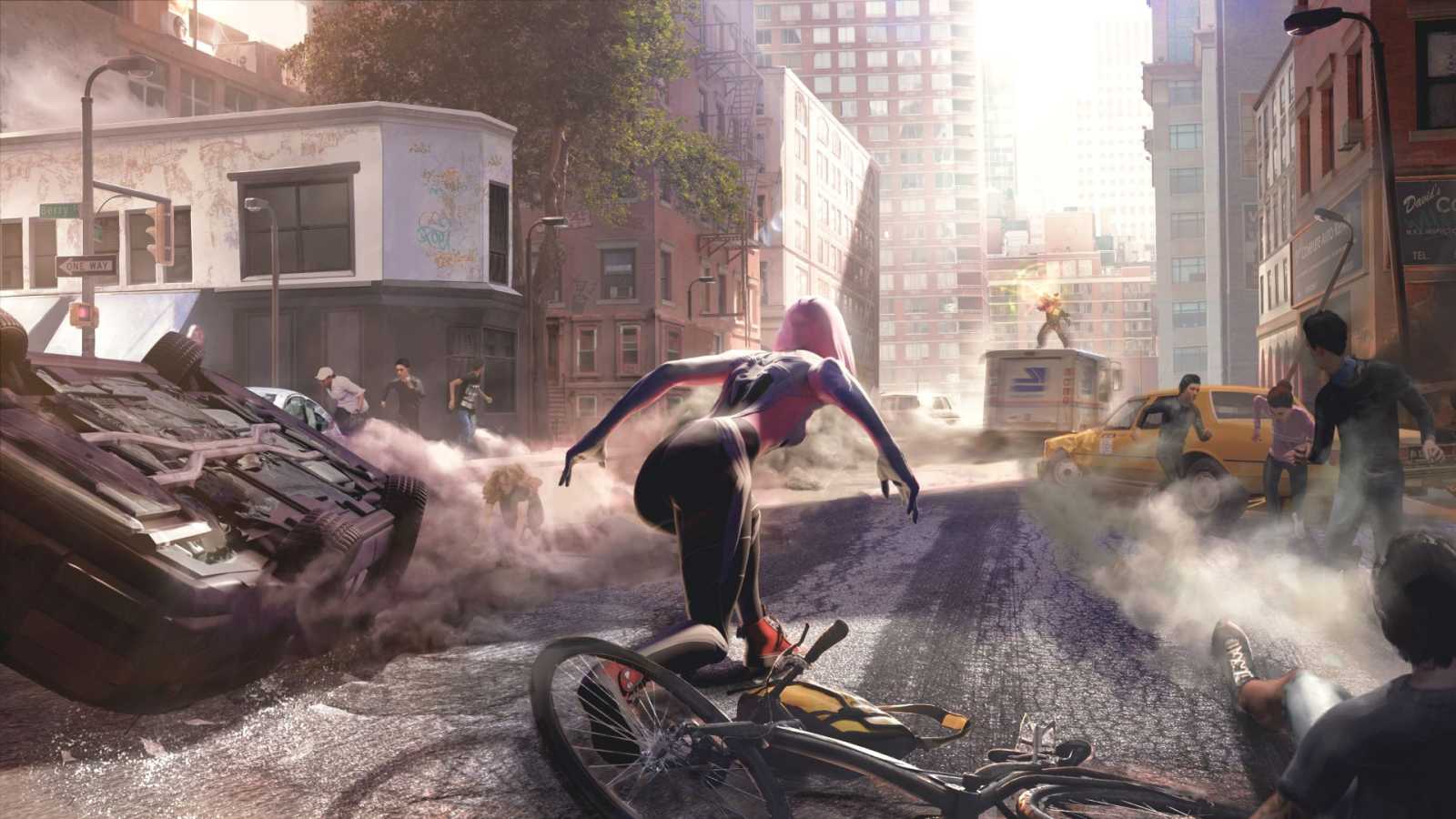 Unikly gameplay záběry z multiplayerové hry Spider-Man: The Great Web