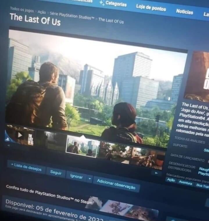 Po internetu koluje falešné The Last of Us na Steamu