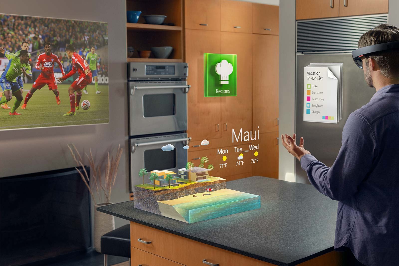 Microsoft představil revoluční HoloLens brýle, které Vám dokreslí virtuální realitu