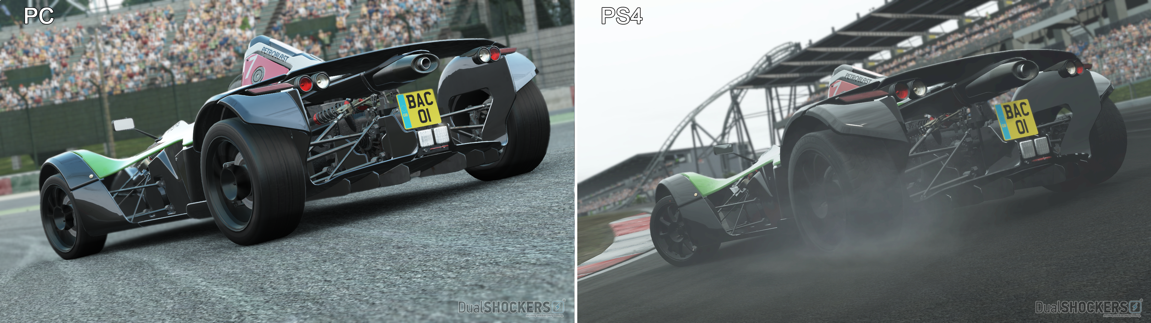 Project Cars: PC vs. PS4