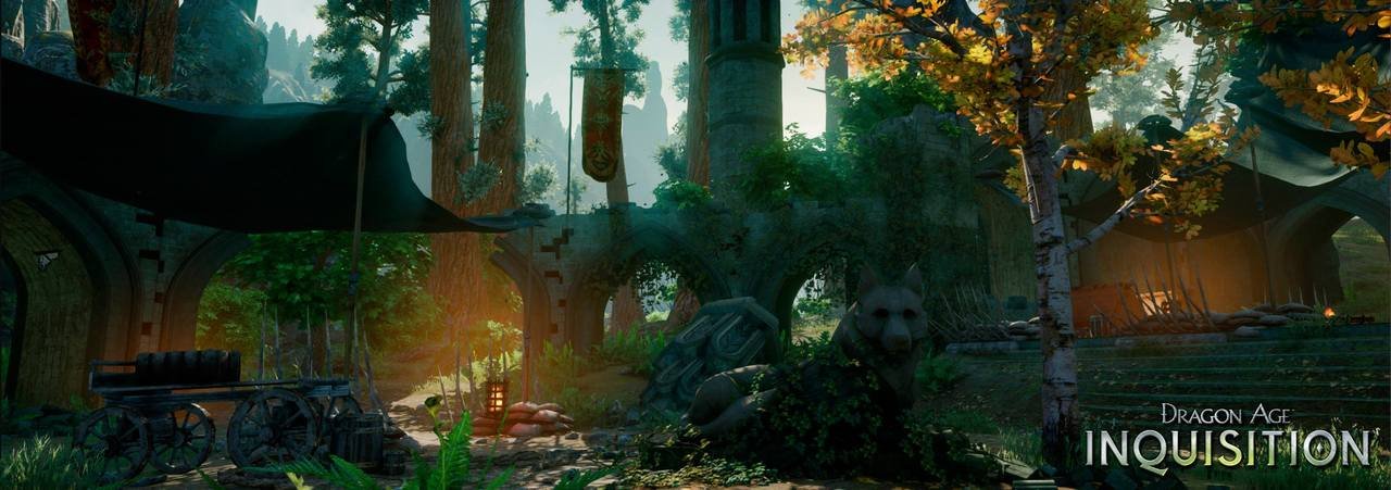 Další obrázky Dragon Age: Inquisition ukazují lesní část světa