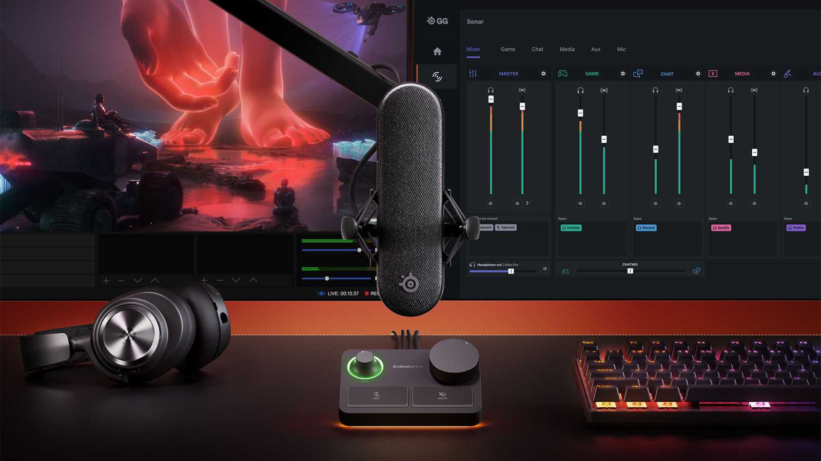 SteelSeries uvádí zcela novou produktovou řadu, mikrofony Alias