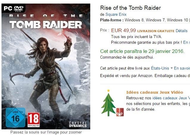 PC verze Rise of the Tomb Raider možná dorazí dřív, než jsme si mysleli